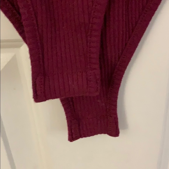 NWT Ambiance Maroon Bodysuit - Picture 4 of 7